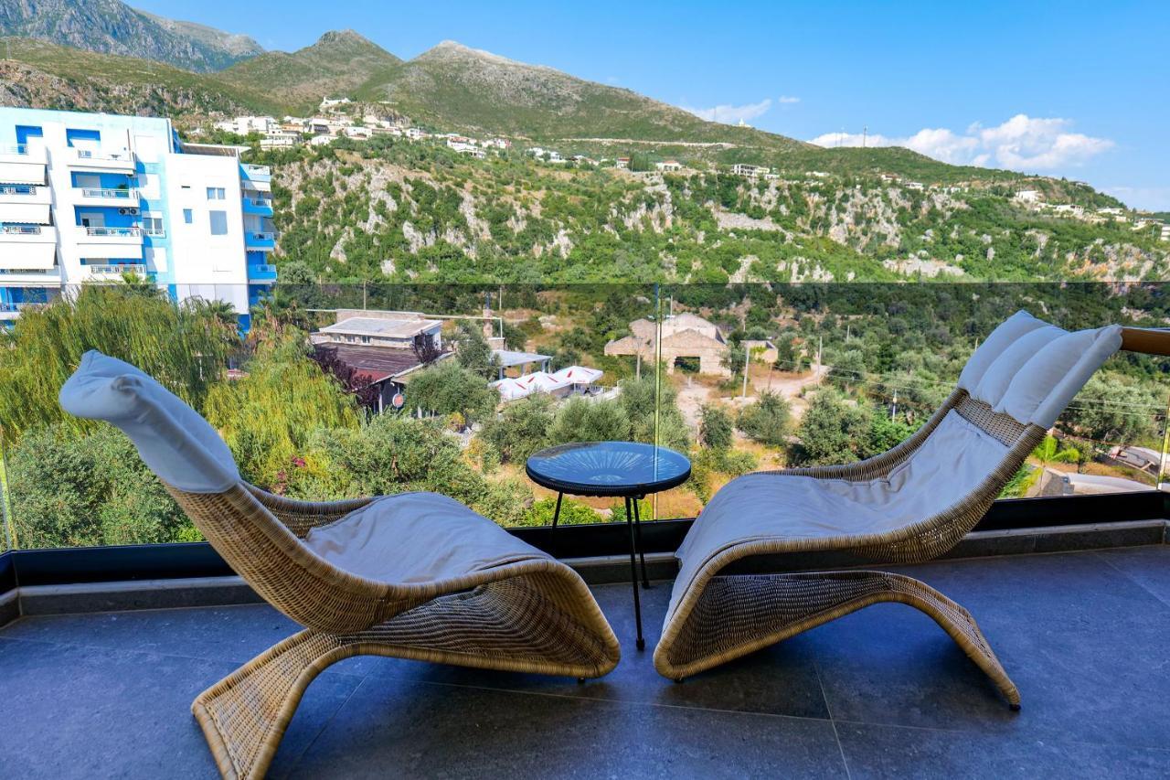 Blue Boutique Hotel Dhermi Ngoại thất bức ảnh